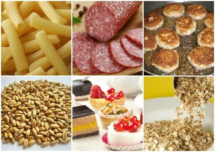 živila in obroki za dieto brez glutena